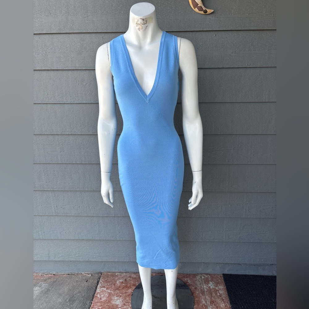Hera Collection Sky Blue Midi Dress